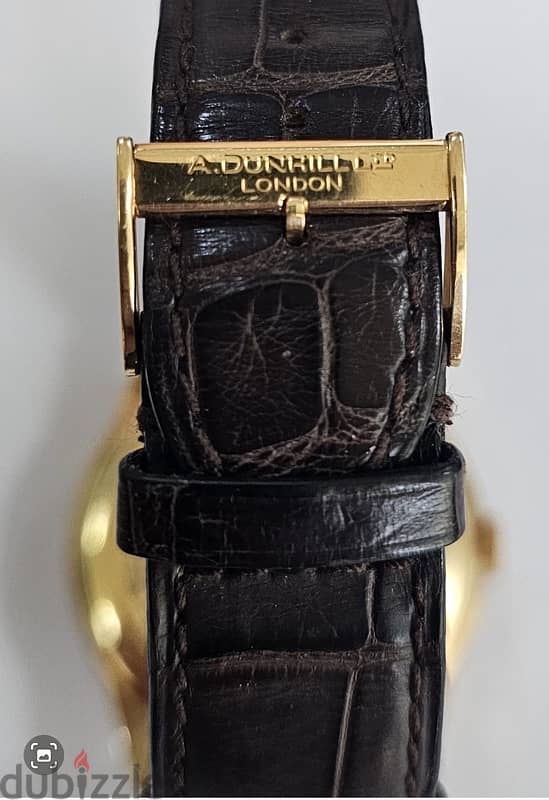 Solid gold dunhill watch 4