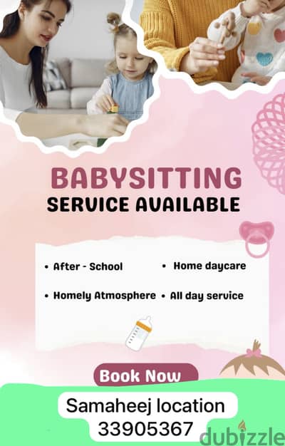 Hometution and baby sitting available