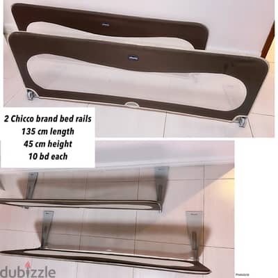 Chicco bed rails