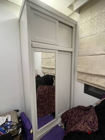 Sliding Door Wardrobe with Mirror – Great Condition!