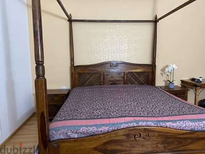 Marina bed with two night stands