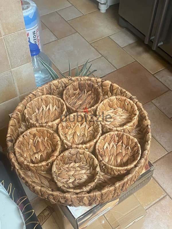 tray basket handcraft 1