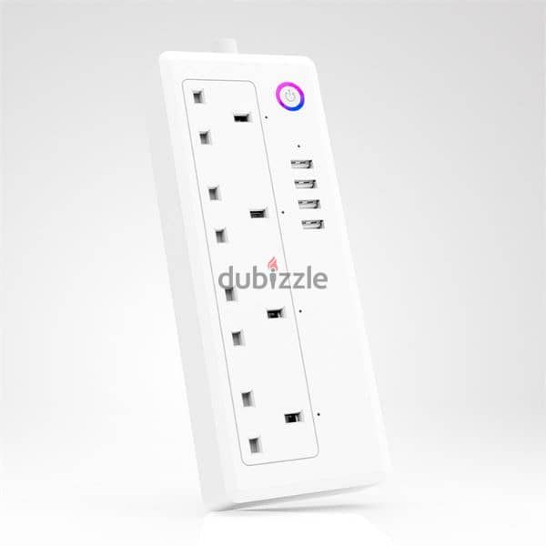 Wifi Smart Wall Socket Power Strip Timer Switch UK Plug 4 Way 1