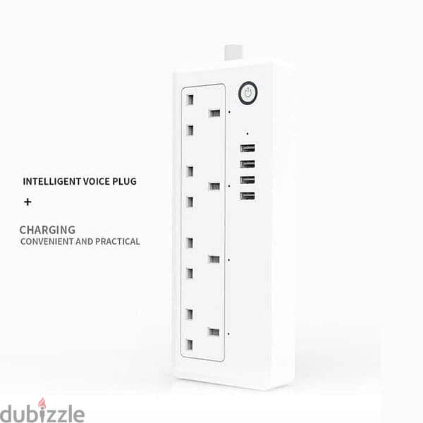 Wifi Smart Wall Socket Power Strip Timer Switch UK Plug 4 Way 5