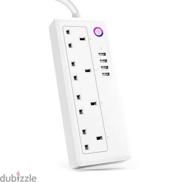 Wifi Smart Wall Socket Power Strip Timer Switch UK Plug 4 Way 6