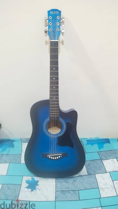 MR. FOM ACOUSTIC GUITAR ( BLUE COLOUR )