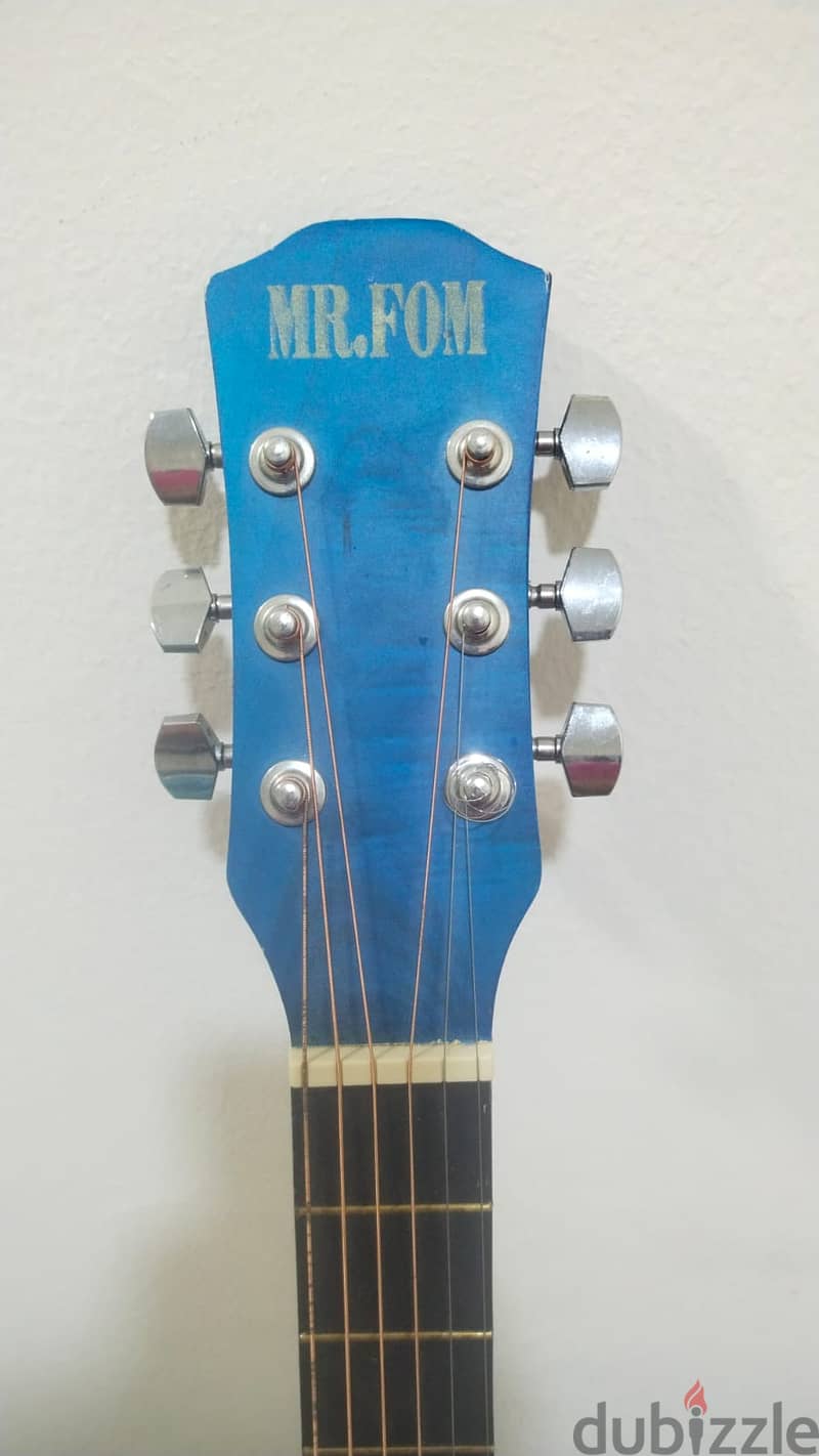 MR. FOM ACOUSTIC GUITAR ( BLUE COLOUR ) 1