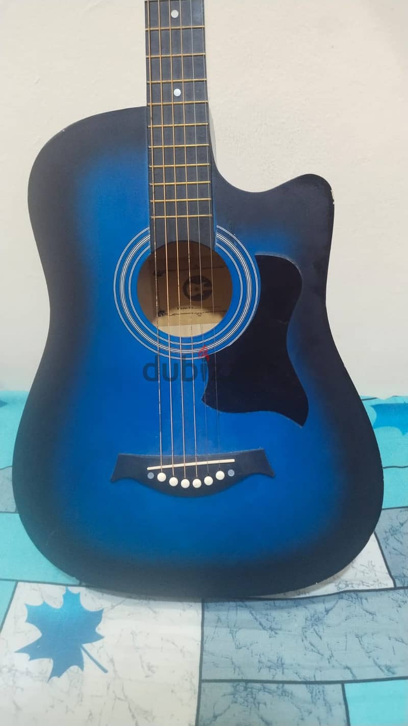 MR. FOM ACOUSTIC GUITAR ( BLUE COLOUR ) 2