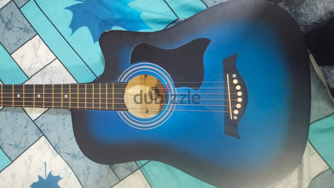 MR. FOM ACOUSTIC GUITAR ( BLUE COLOUR ) 5