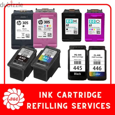 Ink Cartridge Refilling Services!