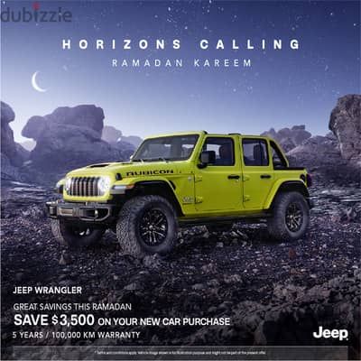 Jeep Wrangler 2025- RAMADAN OFFER