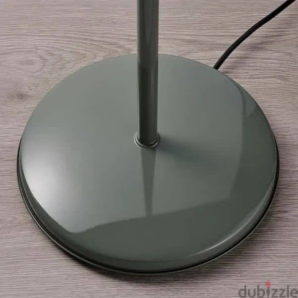 IKEA RÖDFLIK Floor Lamp (Grey-Green) + Warm White LED - Brand New! 5