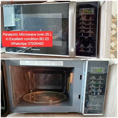 Panasonic 25 L Microwave oven and other items for sale with Delivery