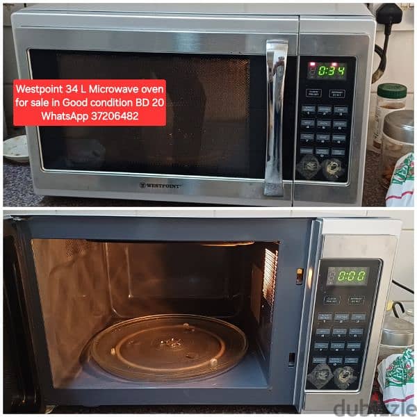 Panasonic 25 L Microwave oven and other items for sale with Delivery 15