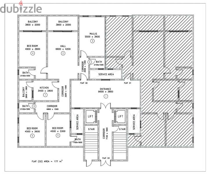 flat for sale شقة للبيع في الحجيات 12