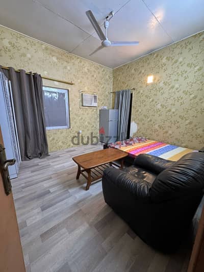 STUDIO FLAT, FULLY FURNISHED, UNLIMITED EWA, NEAR AL HILAL HOSPITAL