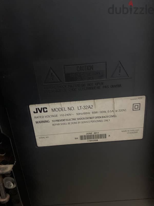 jvc model no lt32a2 1