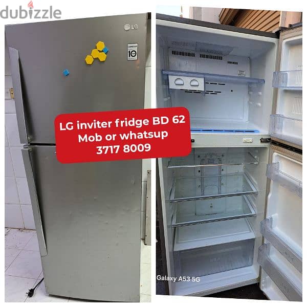 LG invter fridge and other household items for sale with delivery 3