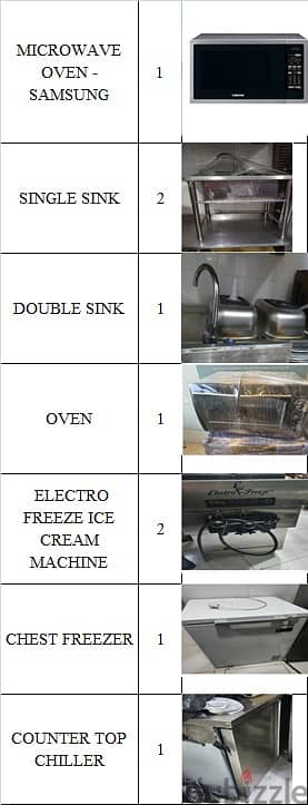 Kitchen equipment for sale 2