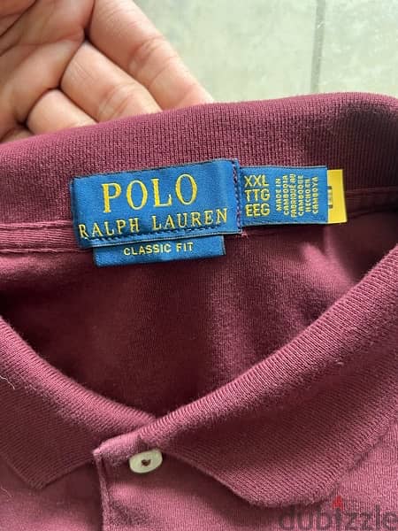 Polo Original Shirt Size XXL 2