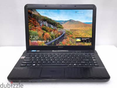 SONY Core i5 Laptop 14" HD LED Screen 8GB RAM + 500GB HDD