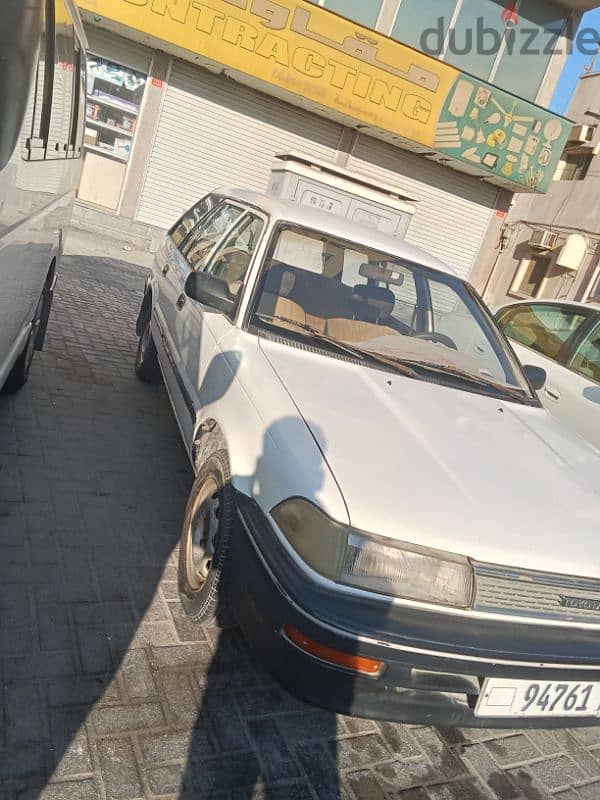 Toyota Corolla 1990 model no passing no insurance 38351430 2