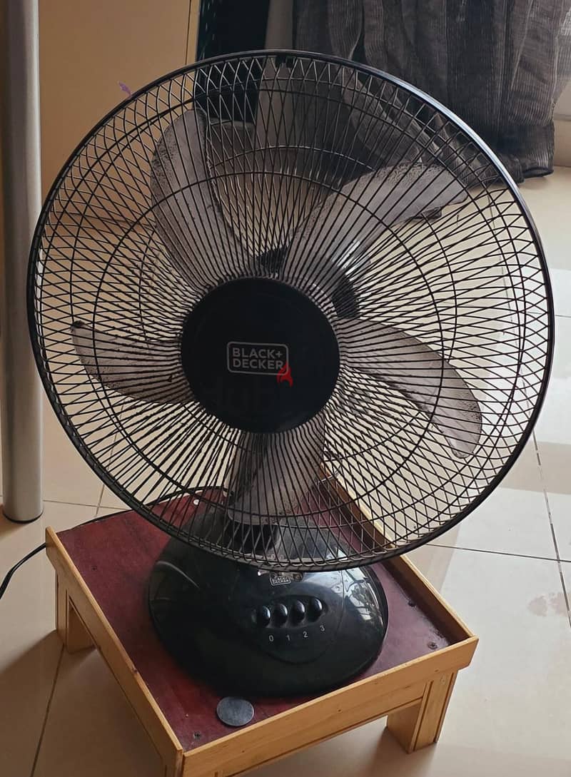 Cuboard  and Table fan 1