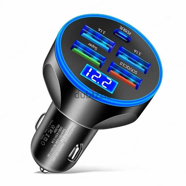 4usb PD 250W Car Charger 1