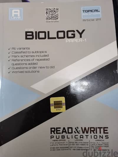 Cambridge A LEVEL past papers for Bio, chem and physics