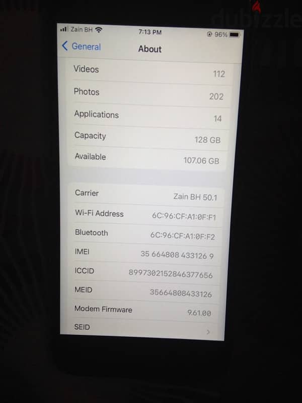 iPhone 6s 128GB battery health 93% very good device 2