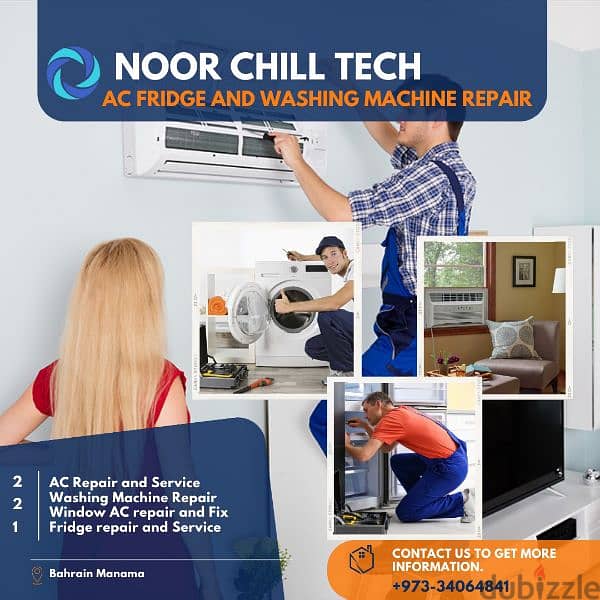 Mobile connect AC fridge washing machine repair service 0