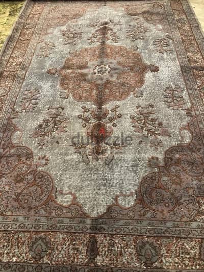 Vintage style, hand made Turkish Carpet