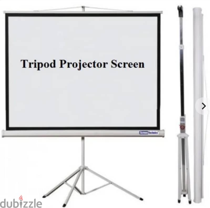 New Projector Screen All Size & All Type Tripod Stand & Wall Mounted 5