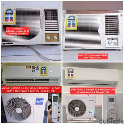 AFTRON window ac and other acs for sale with fixing