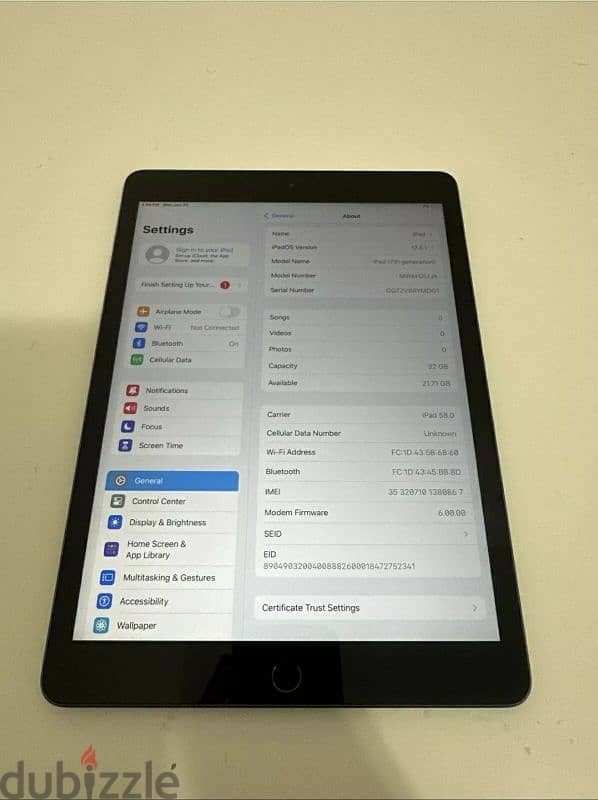 iPad 7 32gb wifi and SIM EXCELLENT CONDITION 2