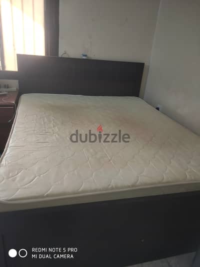 I Want To Sell Urgently  Good Condition Wooden  Double Bed