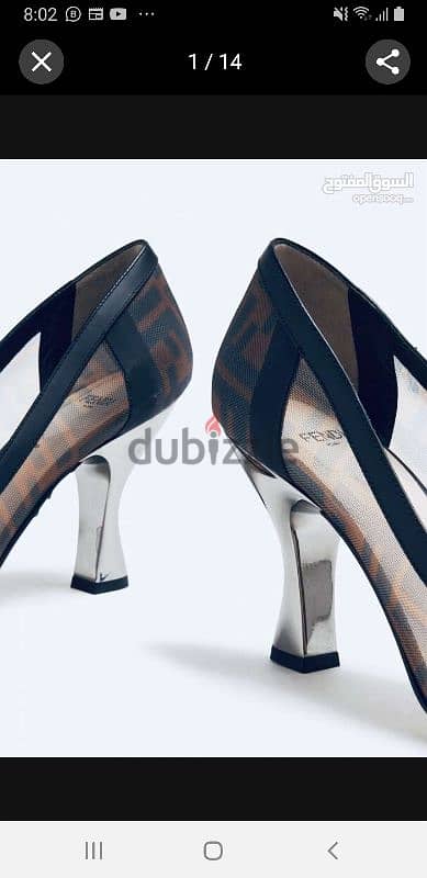 Fendi heels shoes Colibri pumps for Women New but Unbox already.