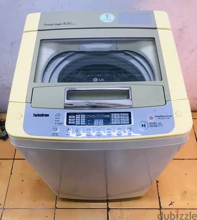 LG washing machine top load 8kg