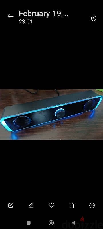 RGB Speaker Bar for Desktop and Mobile! New!