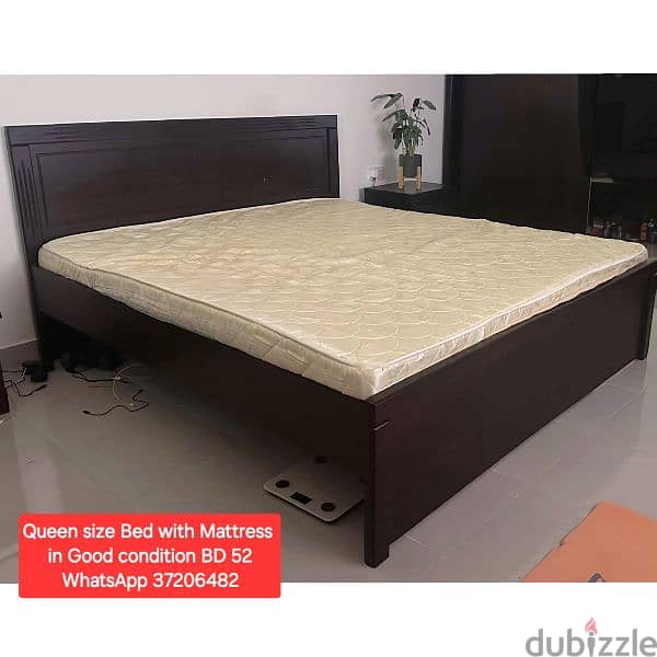 King size bed set and other items for sale with Delivery 14