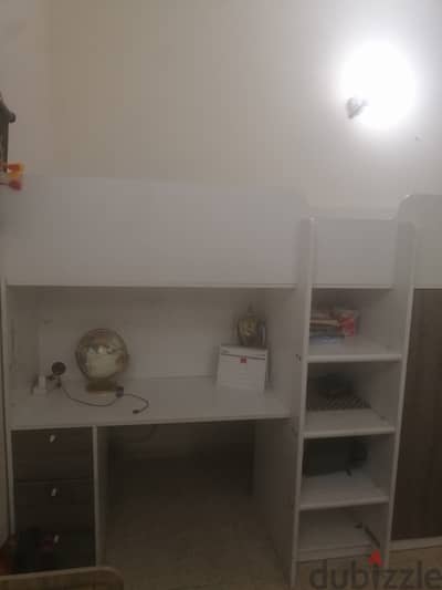 Kids benk bed with study table in sanad 39426851 watsup