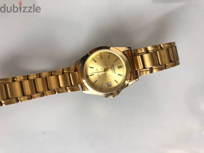 Casio ladies gold color watch