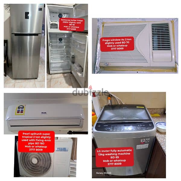 All type fridge washing machine Acs for sale with delivery 2