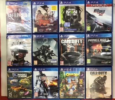 ps4 used games for sale mind condition no any scratch call or WhatsApp