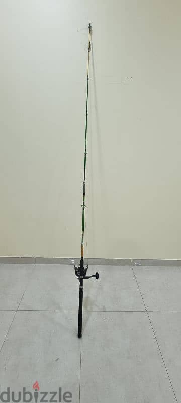 Fishing Rod with Reel, New Reel line & Cool Storage box