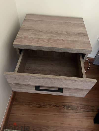 Like New Bedside Cabinets (Dusty Brown Colour) - Set of 2