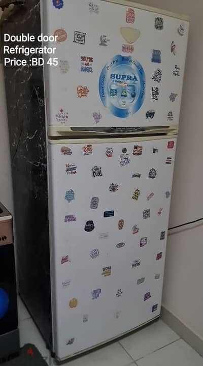 Supra Double door refrigerator