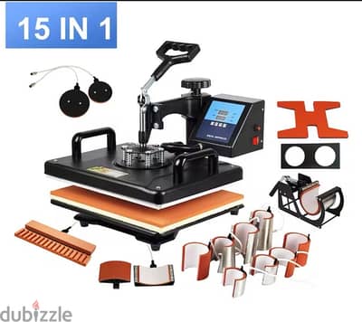 15 In 1 Combo Muntifunctional Sublimation Heat Press Machine