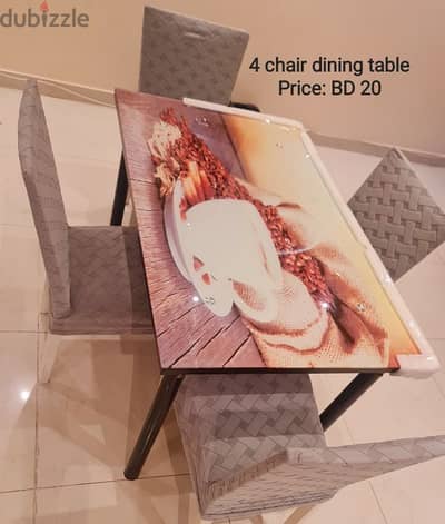 Dining table with 4 chair