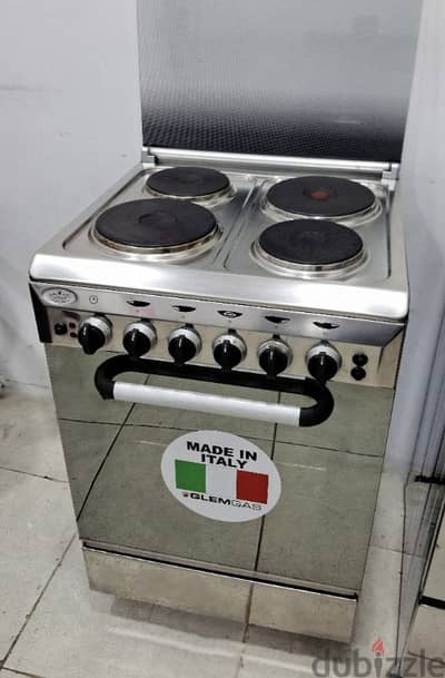 GlemGas Italy Electric Cooker 50x50 (Slightly Used) Good Condition